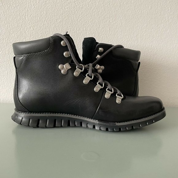 Cole Haan Zerogrand Water Resistant Black Hiker Boot C35594 Men’s Sizes NEW - Picture 3 of 9